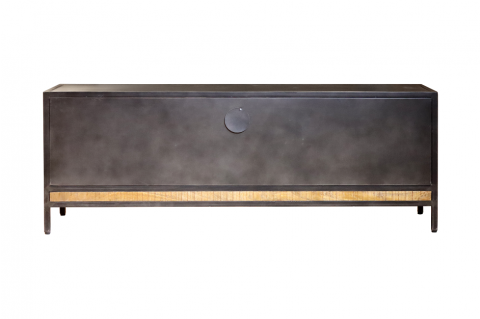 Meuble TV industriel manguier et métal 160cm KYNA