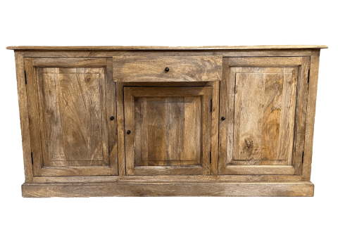 Buffet bois massif 3 portes et 1 tiroir 190cm VICTOIRE