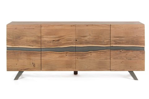 Buffet bois massif d'acacia moderne 200cm YVAN