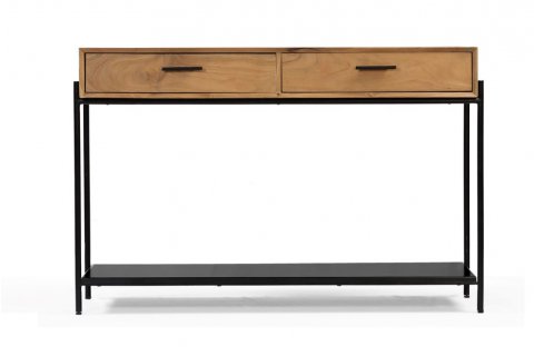 Console scandinave bois massif d'acacia 120cm NICK