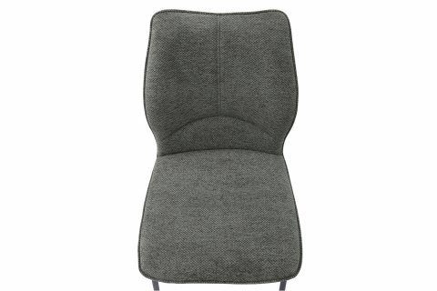 Chaise grise tissu moderne ELSA