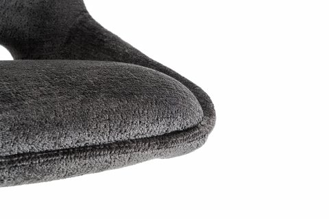 Chaise moderne tissu gris MARIE