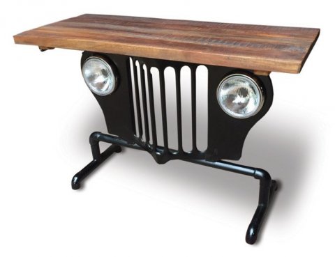 Console calandre jeep style upcycling JEEPSY