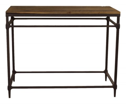 Table haute industrielle bois et métal 120cm MARCA