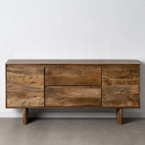 Buffet bois massif de manguier naturel 160cm MANGO