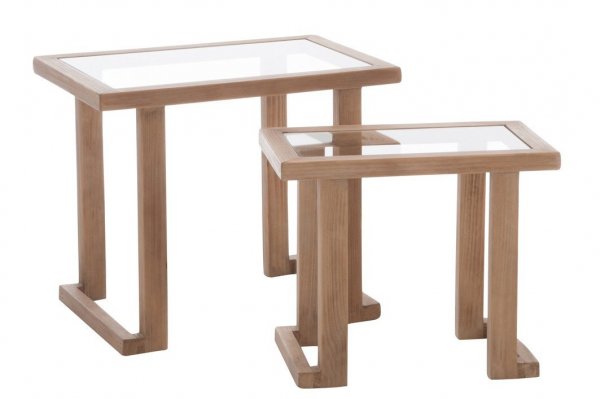 Table gigogne rectangulaire style scandinave ISLANDE