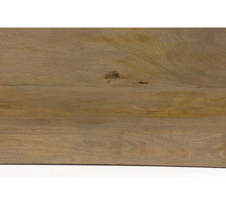Table mange debout industrielle bois manguier et métal 155cm DAKOTA