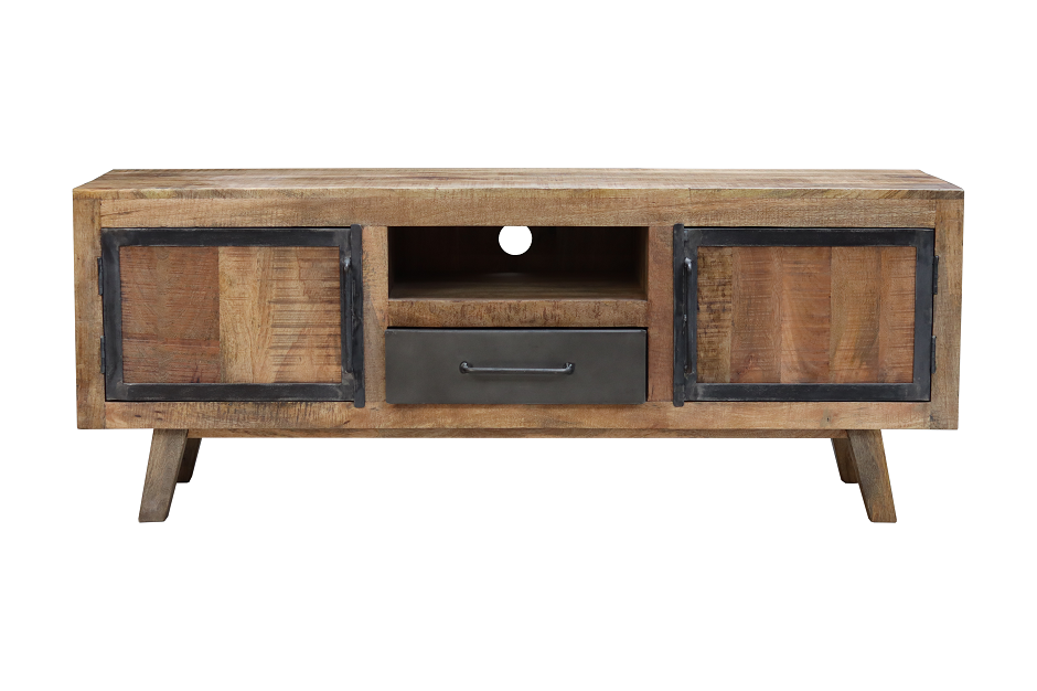 Meuble TV La Redoute Bois Et Métal 120cm – Occasion Bon état