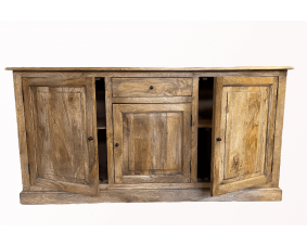 Buffet bois massif 3 portes et 1 tiroir 190cm VICTOIRE