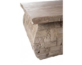 Table de salon rectangle bois gris oriental KENITRA