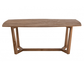 Table à manger bois massif exotique scandinave ANOUK