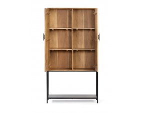 Armoire 2 portes scandinave bois massif d'acacia NICK