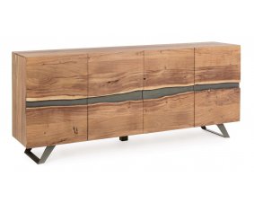 Buffet bois massif d'acacia moderne 200cm YVAN