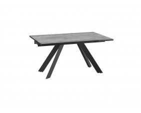 Table céramique grise avec allonges ONTARIO