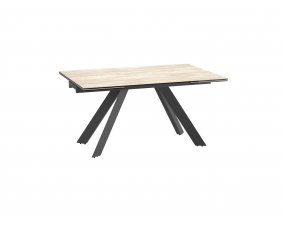 Table à manger extensible céramique travertin ONTARIO