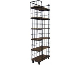 Etagère cage industrielle sur roulettes 220cm WHEEL