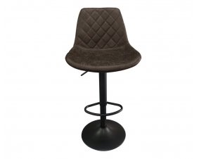Lot de 2 Chaises de bar réglables vintage marron FARO