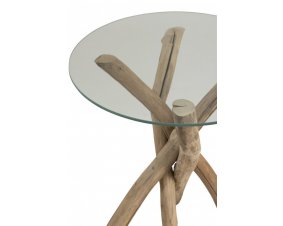Table gigogne ronde style scandinave GOTLAND