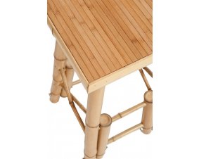 Tabouret de bar en bambou naturel style exotique TAHITI