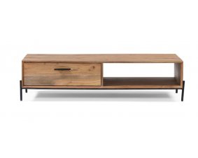 Table basse scandinave bois d'acacia 120cm NICK 