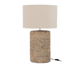 Lampe à poser en tresse épaisse et coton naturel SPIRIT 