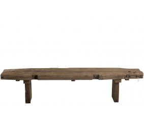 Banc 180cm bois recyclé industriel KAMELOT