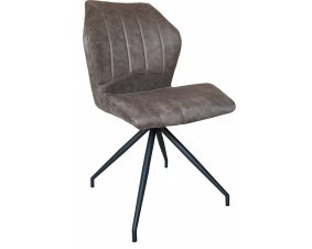 Chaise design marron pied en étoile BUGGS