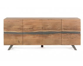 Buffet bois massif d'acacia moderne 200cm YVAN