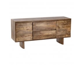 Buffet bois massif de manguier naturel 160cm MANGO