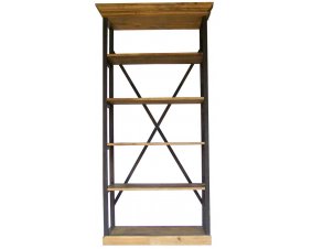 Etagère industrielle bois et métal 220cm ANNA