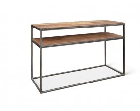 Console style industriel bois et métal 110cm ALBY