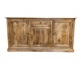 Buffet bois massif 3 portes et 1 tiroir 190cm VICTOIRE