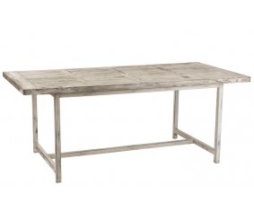 Table à manger 200 cm bois blanchi délavé PLAYA